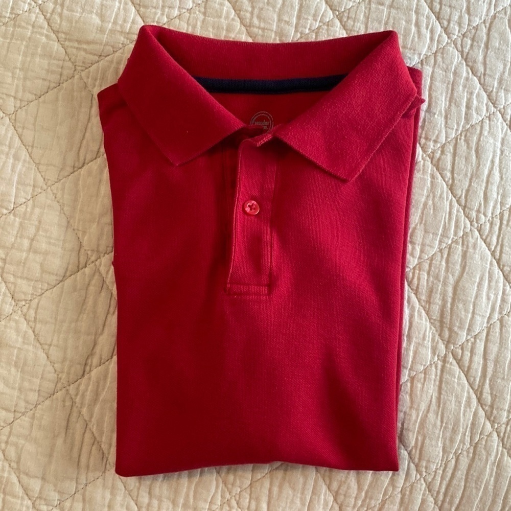 WONDER Nation Boys Red Polo Style Pullover Shirt